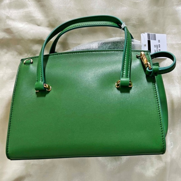 SATCHEL, SALVATORE FERRAGAMO MARA MINI CALFSKIN LEATHER,  TWO HANDLES & ONE - Picture 7 of 16